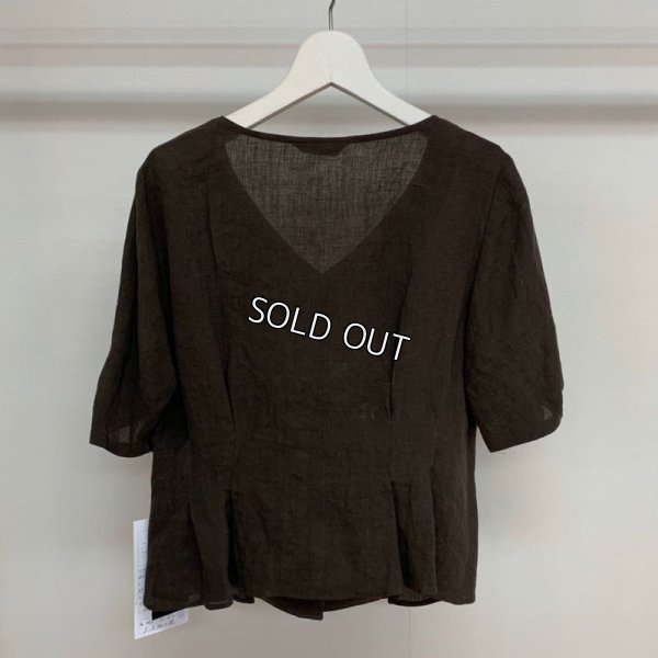 画像2: [PNT]麻　ブラウス (2)