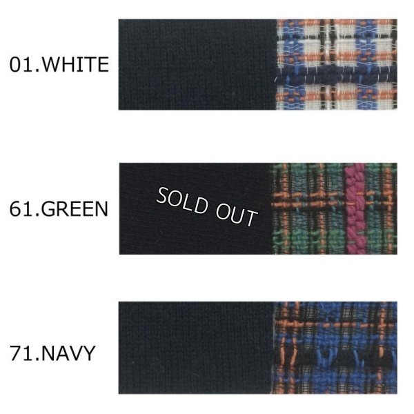 画像3: [PNT]シースルーチェック切替ブラウス (3)