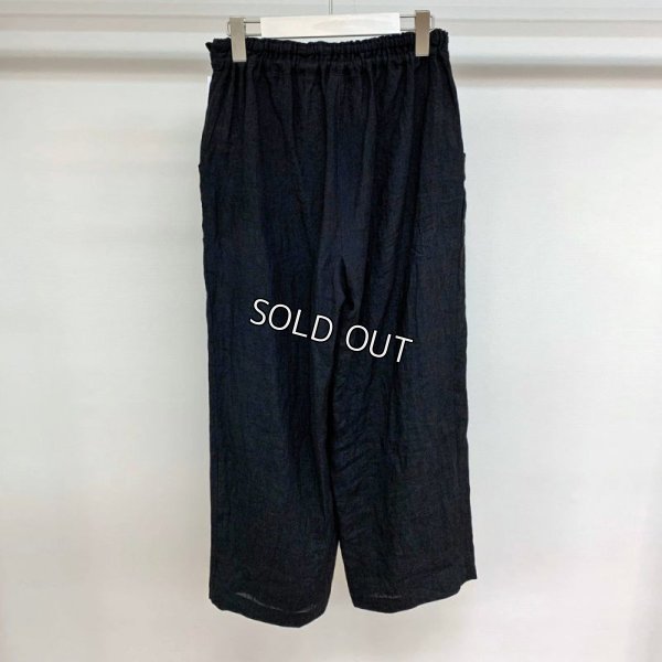 画像2: [PNT]麻　ワイドパンツ (2)
