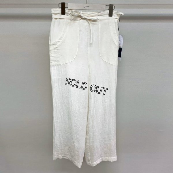 画像3: [PNT]麻　ワイドパンツ (3)