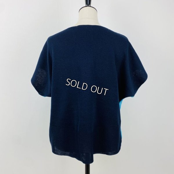 画像2: [PNT]ニット バイカラードルマンプルオーバー (2)