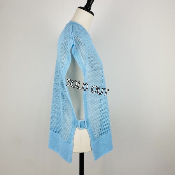 画像2: [PNT]ニット ダブル脇バックル留めベスト (2)