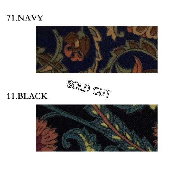 画像4: [PNT]ワンピース スエード花柄プリント ロング丈 (4)