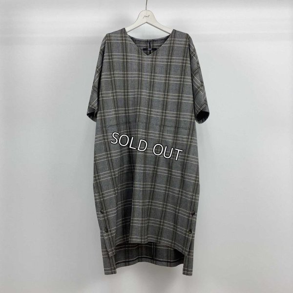 画像3: [PNT]ワンピース ヘリンボーンチェック柄 BIGシルエット (3)