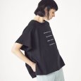 画像3: [PNT]トップス・Tシャツ 英字プリントラグランショート丈　BIGＴシャツ (3)