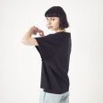 画像7: [PNT]トップス・Tシャツ 英字プリントラグランショート丈　BIGＴシャツ (7)