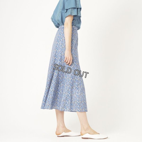 画像7: [PNT]スカート マーメードタイプ　小花プリント (7)
