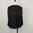 画像4: [PNT]ジャケット 別布使い後ZIP使いベスト/3月上旬配送 (4)