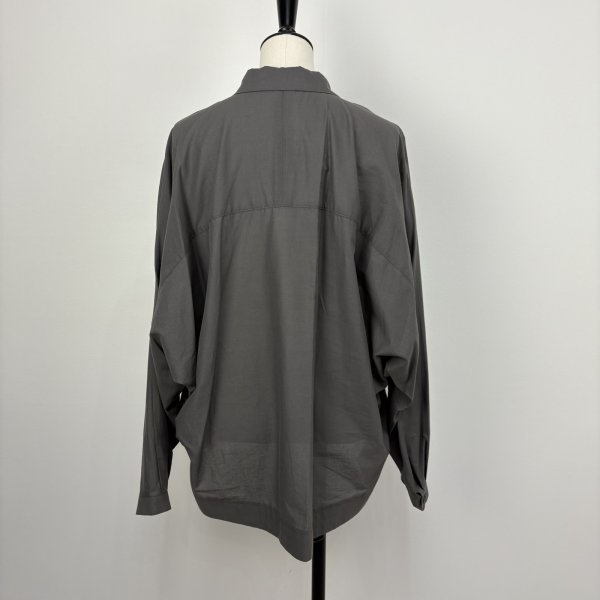 画像2: [PNT]シャツ・ブラウス 衿付Ｂigシルエットブラウス/3月上旬配送 (2)