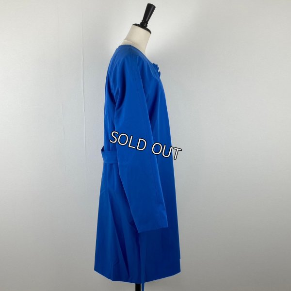 画像2: [PNT]コート 前立てフリル付き丸襟コート (2)