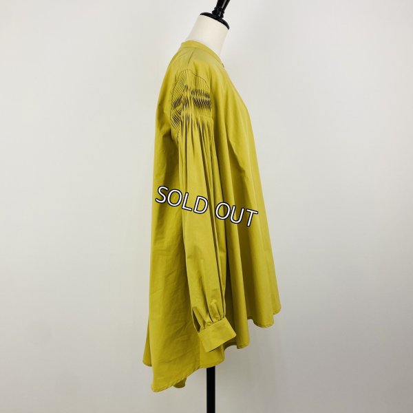 画像2: [PNT]シャツ・ブラウス 立ち襟袖デザイン有りブラウス (2)