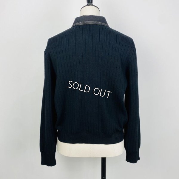 画像2: [PNT]ジャケット デニム 編立ブルゾン (2)