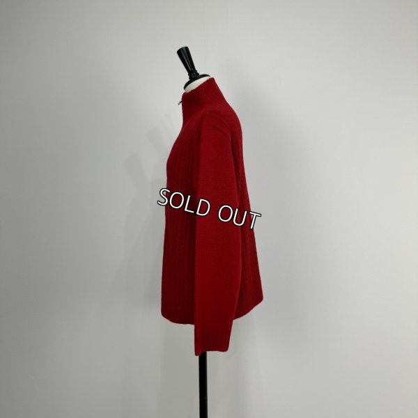 画像3: [PNT]ニット ケーブルファスナーカーデ (3)