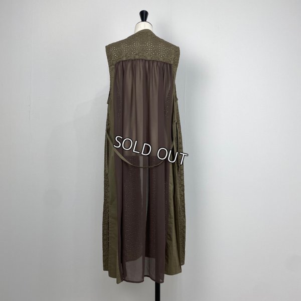 画像2: [PNT]ワンピース レース使いノースリーブワンピース (2)