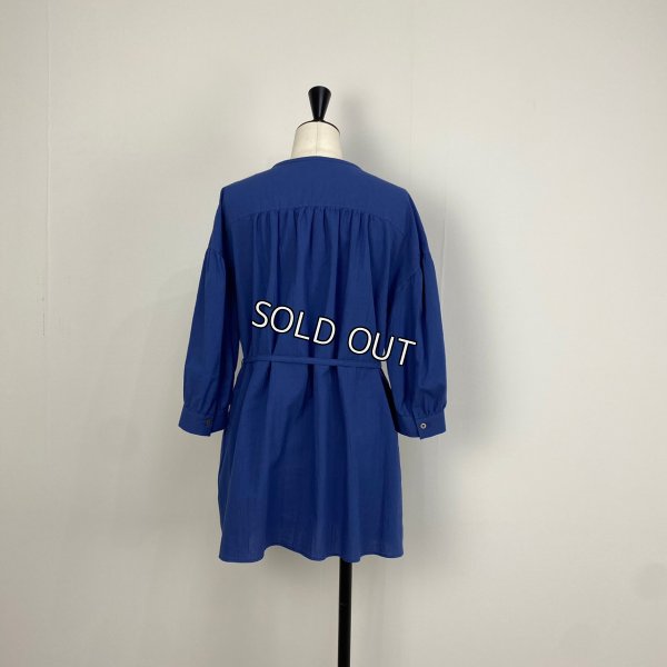 画像2: [PNT]シャツ・ブラウス 両ポケット付羽織タイプブラウス (2)