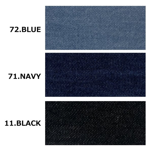 画像3: [PNT]シャツ・ブラウス 丸衿デニムブラウス (3)