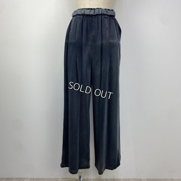 画像1: [PNT]パンツ テンセルウエストゴムワイドパンツ (1)