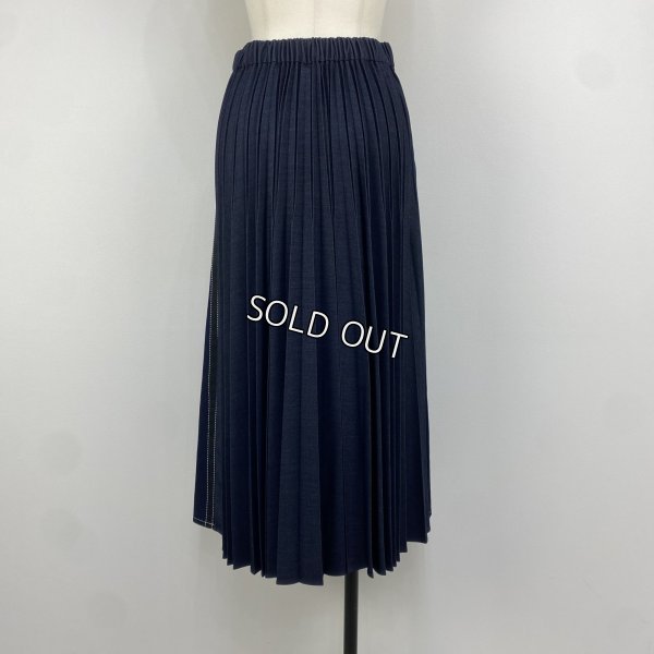 画像2: [PNT]スカート デニムプリーツ (2)