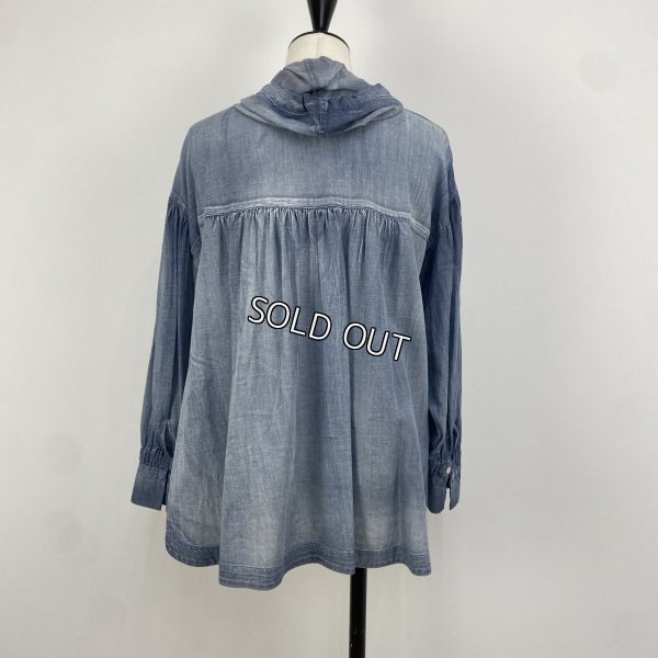 画像2: [PNT]シャツ・ブラウス フード付エアーデニム (2)