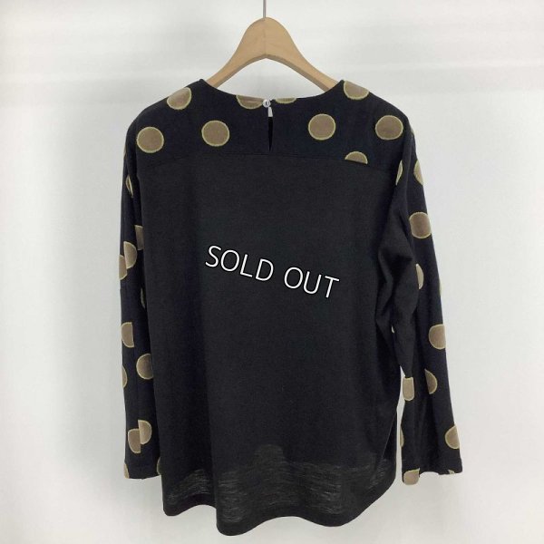 画像2: [PINETA]チュニック 水玉コットンパイルジャガードベルベット仕上げ　ドルマン袖 (2)