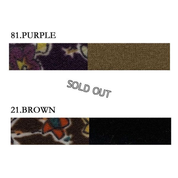 画像3: [PINETA]トップス・Tシャツ ニュービーナススエードプリント　無地切替 (3)