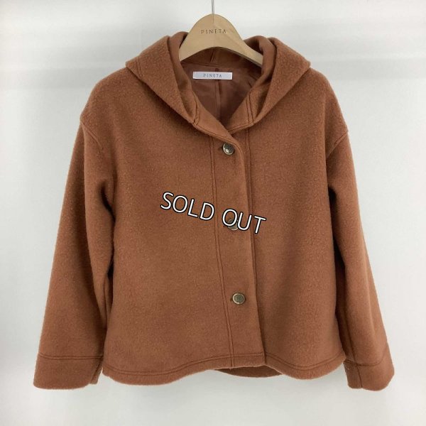 画像2: [PINETA]ジャケット パイルヘアー軽量素材　ショート丈フードジャケット (2)