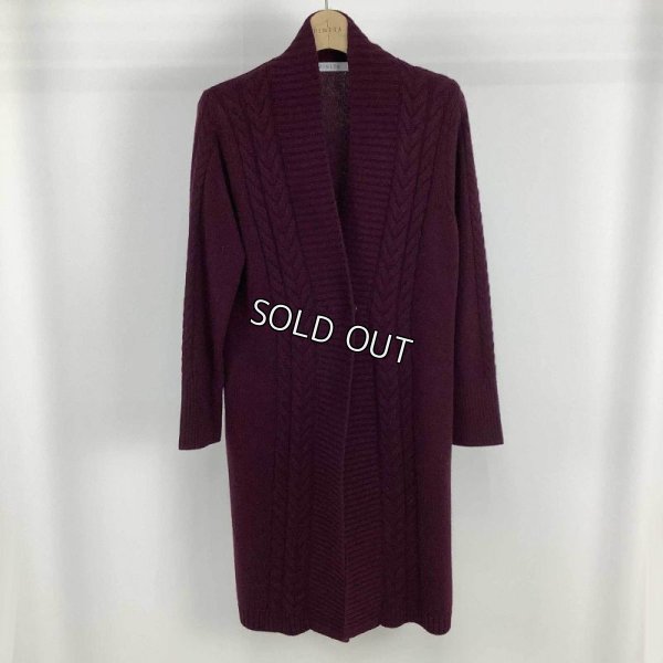 画像4: [PINETA]ニット セーブル　ロングVカーデ (4)