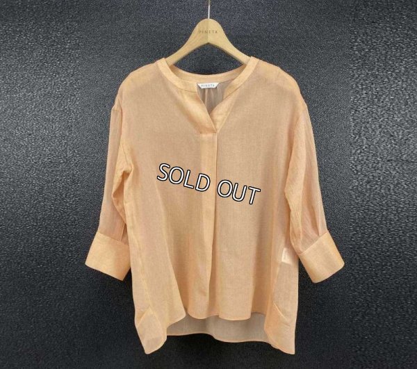 画像3: [PINETA]綿/シルク　キャミソール付きブラウス (3)