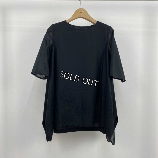 画像4: [PINETA]パネル刺繍　切替ブラウス (4)