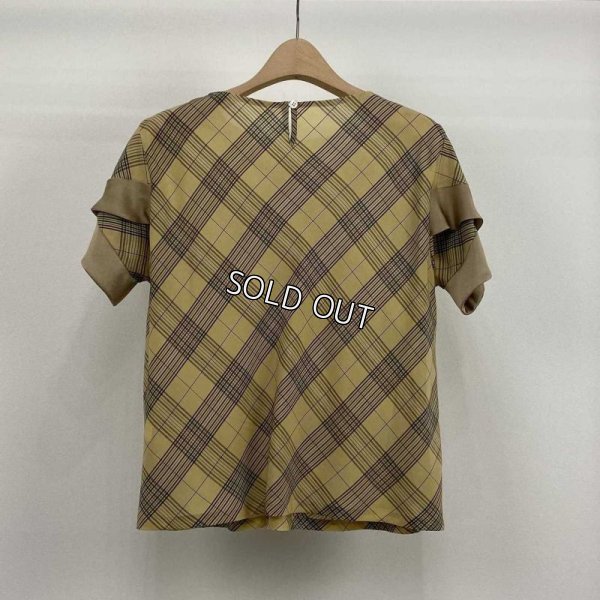 画像2: [PINETA]ウォッシャブルチェックブラウス (2)