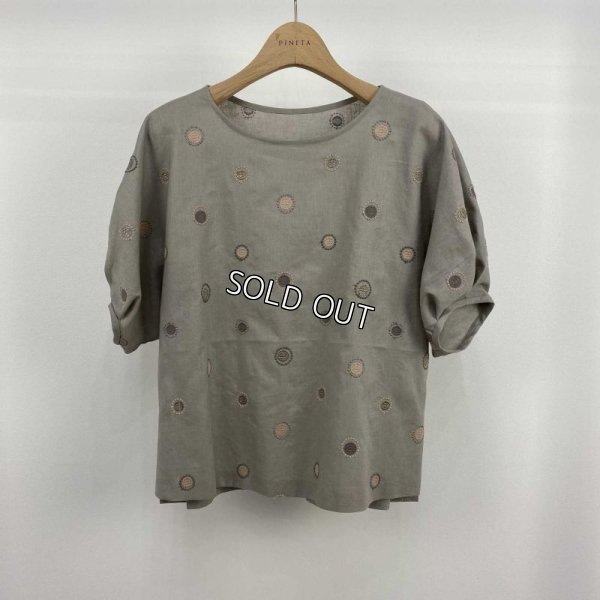 画像3: [PINETA]水玉刺繍ブラウス (3)