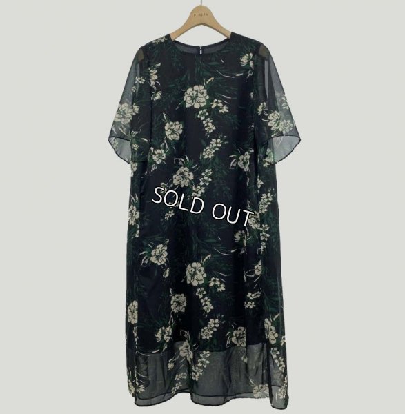 画像2: [PINETA]花柄プリントワンピース (2)
