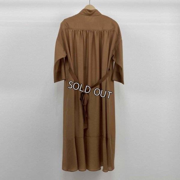 画像2: [PINETA]ハイブリドレーヨンシャツワンピース (2)