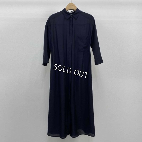 画像3: [PINETA]ハイブリドレーヨンシャツワンピース (3)