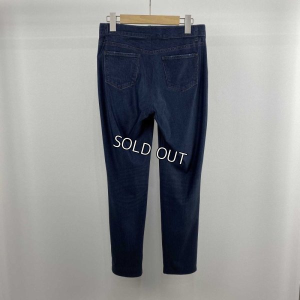 画像2: [PINETA]デニム転写リバーシブルクールドットストレッチパンツ (2)