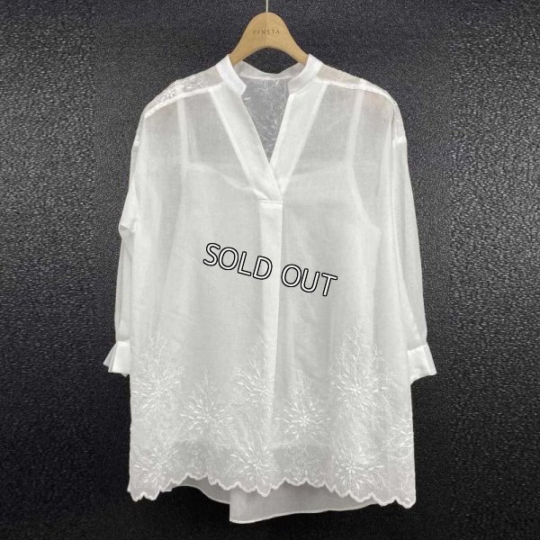 画像4: [PINETA]パネル刺繍　キャミソール付きチュニック (4)