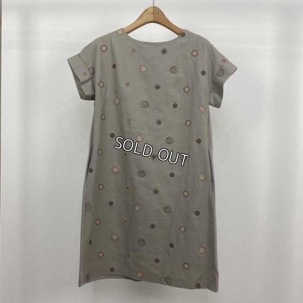 画像4: [PINETA]水玉刺繍異素材切替チュニック (4)