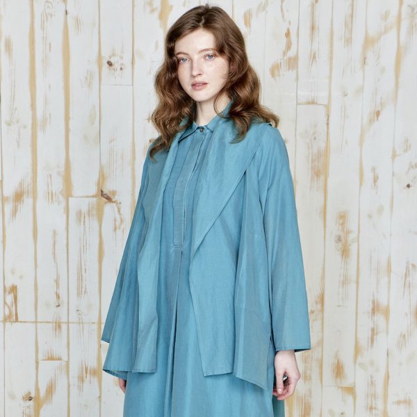 画像1: [PINETA]シャツ・ブラウス 羽織型ジャケット風　ブラウス/5月上旬配送 (1)