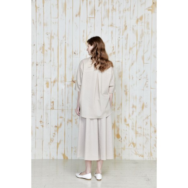 画像5: [PINETA]シャツ・ブラウス スキッパー型　裾ラウンド　ブラウス/5月上旬配送 (5)