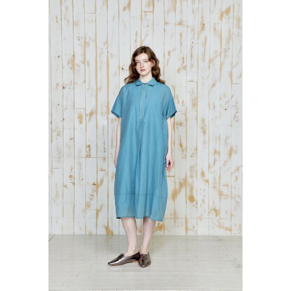 画像3: [PINETA]ワンピース 衿付き裾バルーン型　ワンピース/5月上旬配送 (3)