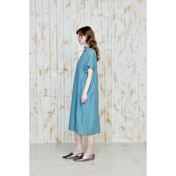 画像4: [PINETA]ワンピース 衿付き裾バルーン型　ワンピース/5月上旬配送 (4)