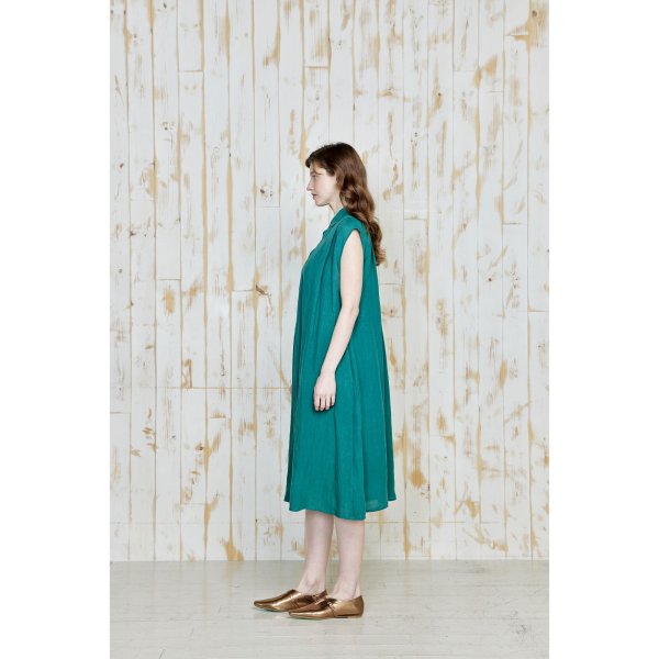 画像3: [PINETA]ワンピース 衿付きフレンチスリーブ　ワンピース/5月上旬配送 (3)