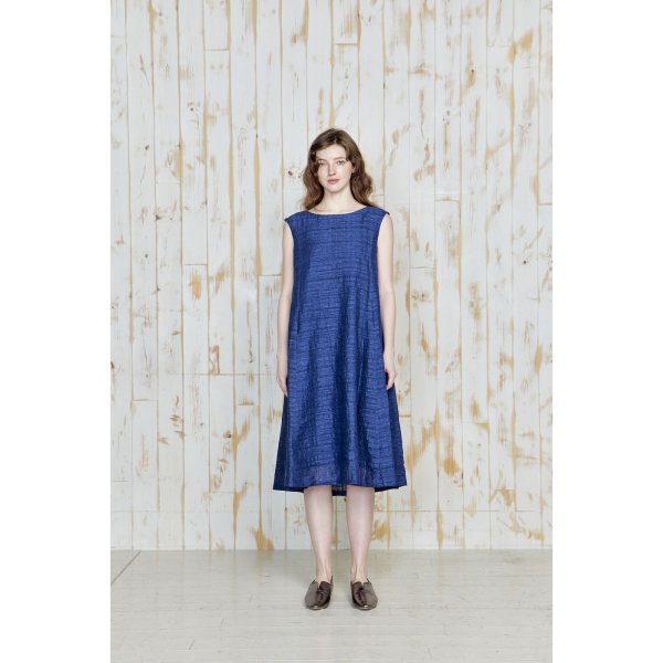 画像2: [PINETA]ワンピース フレンチ袖　裾フレア　ワンピース/5月上旬配送 (2)