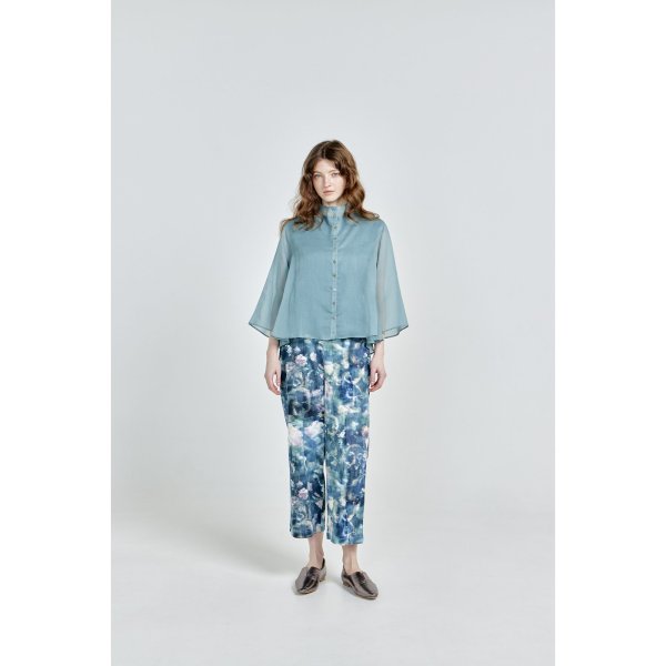 画像3: [PINETA]シャツ・ブラウス ピネタ売れ筋　袖・裾フレア　ブラウス/3月中旬配送 (3)