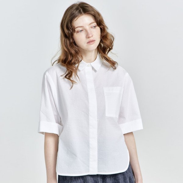 画像1: [PINETA]シャツ・ブラウス デザインブラウス/3月中旬配送 (1)