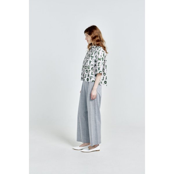 画像3: [PINETA]シャツ・ブラウス ショートJK型ブラウス/3月中旬配送 (3)