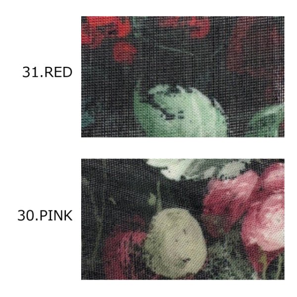 画像4: [PINETA]シャツ・ブラウス オリジナルプリント　シルキーボイル花柄/3月上旬配送 (4)