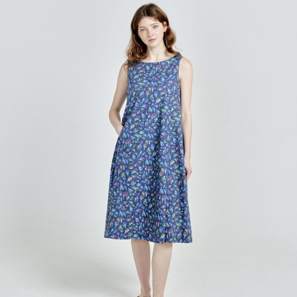 画像1: [PINETA]ワンピース ノースリーブワンピース/3月中旬配送 (1)