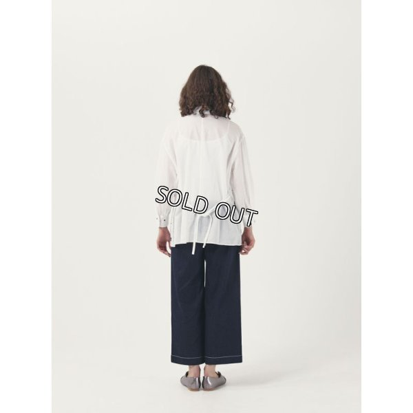 画像4: [PINETA]シャツ・ブラウス刺繍使い長袖ブラウス (4)