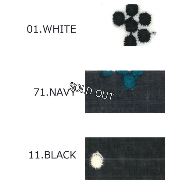 画像5: [PINETA]シャツ・ブラウス刺繍使い長袖ブラウス (5)